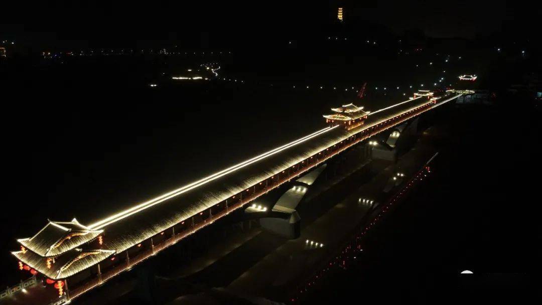 连江含光公园夜景图片