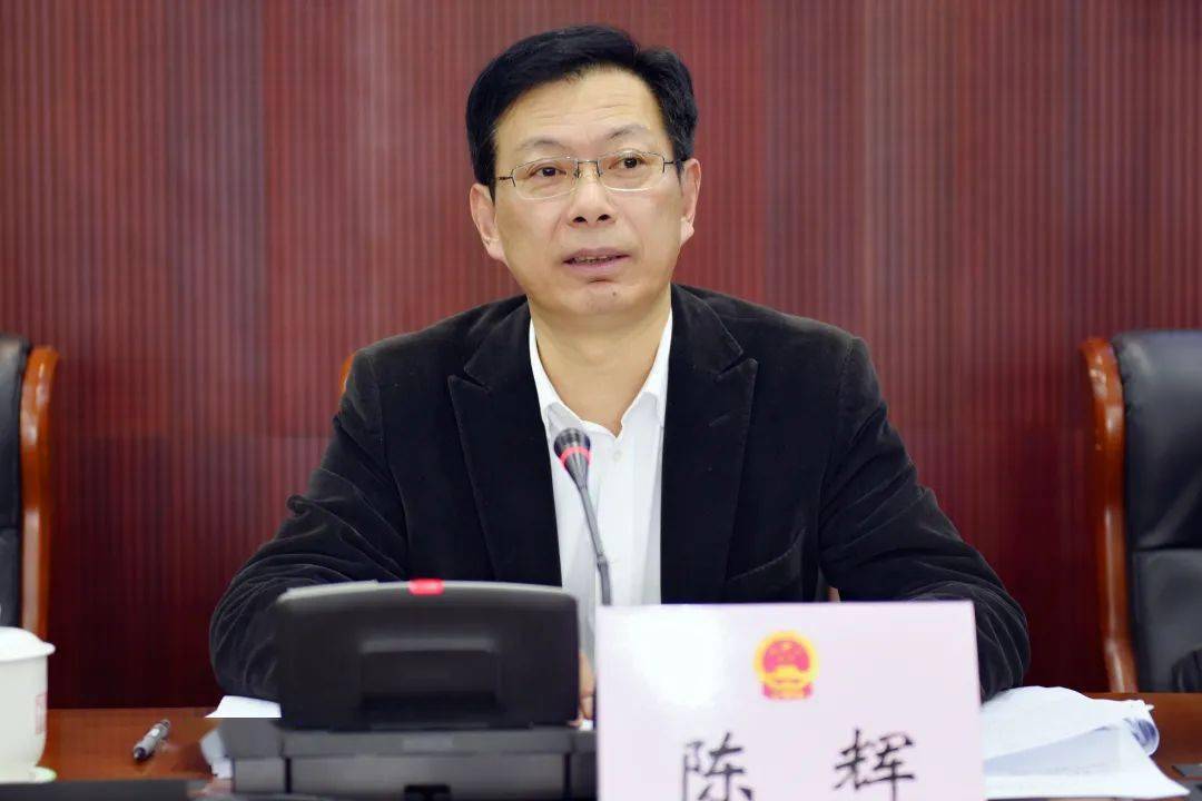 主任陈辉,副主任蒋招华,张国荣,陈刚,林继平,潘立平,戴美忠等出席