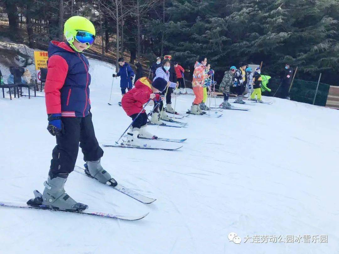 大连劳动公园冰雪世界图片