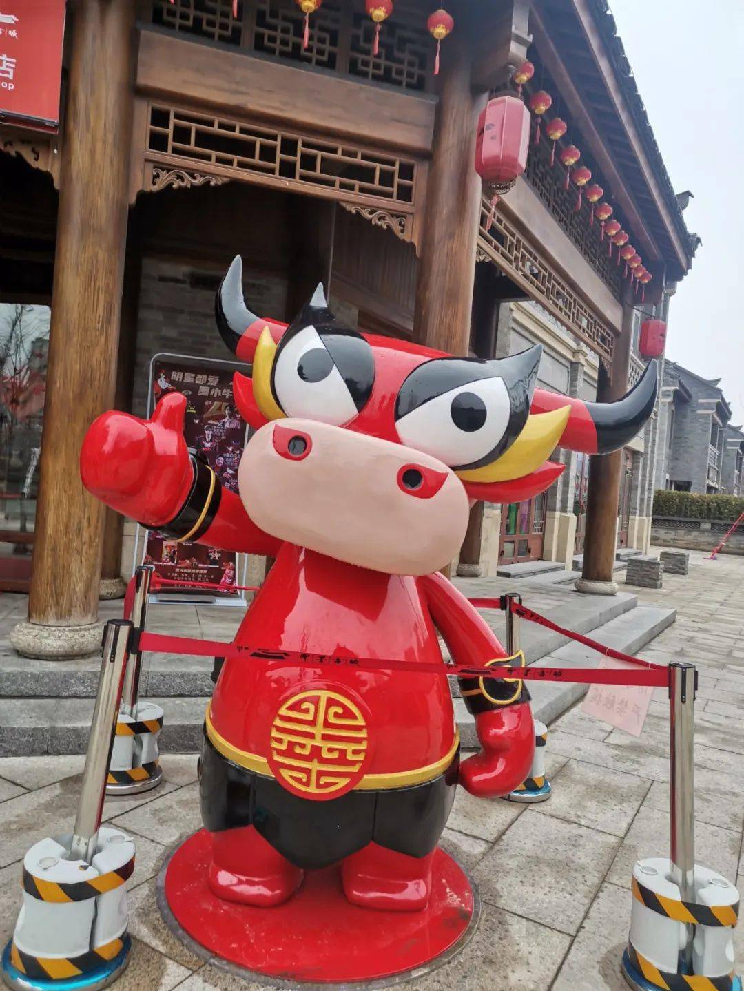 "墨小牛"将常态化在古城内展示,巡游记者了解到,"飞天墨小牛"在参加完