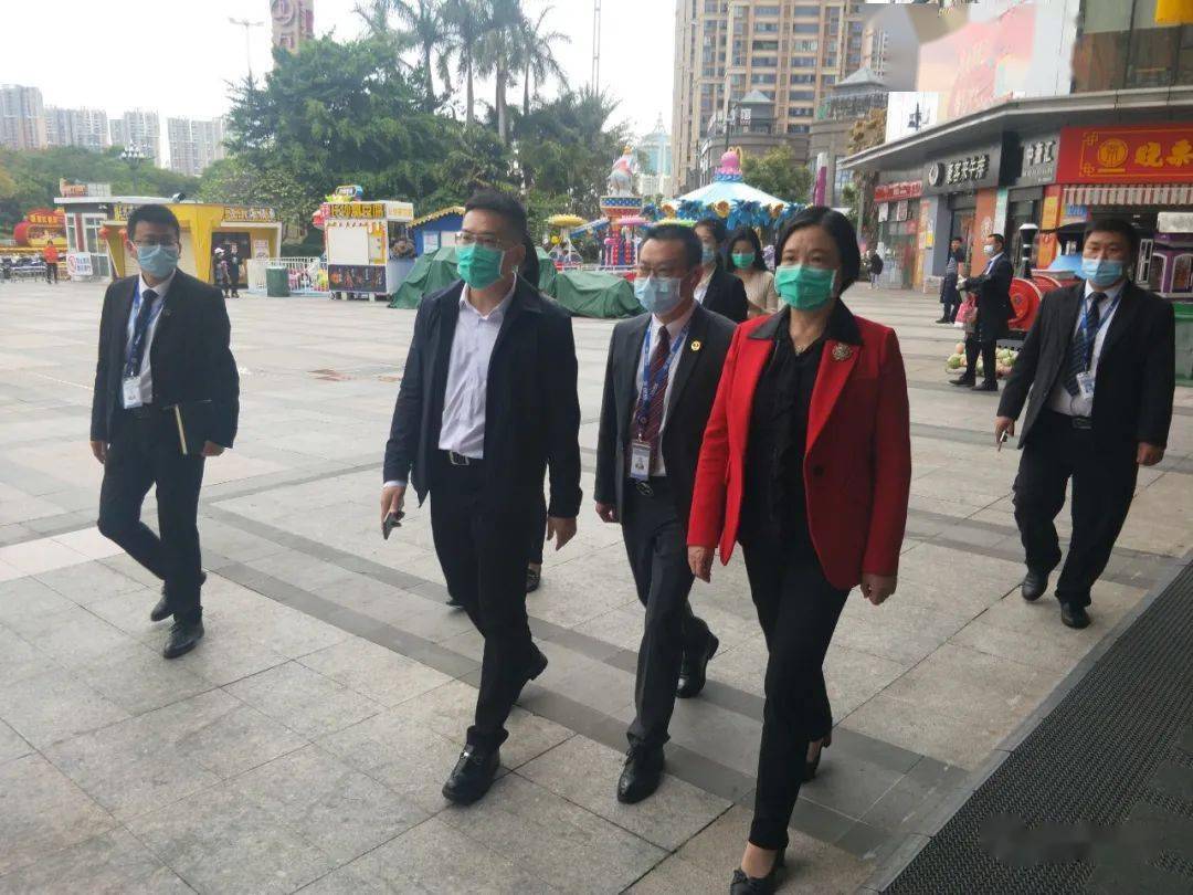 市领导张淑语副市长到梅岭街道开展进千企走千商访千才活动