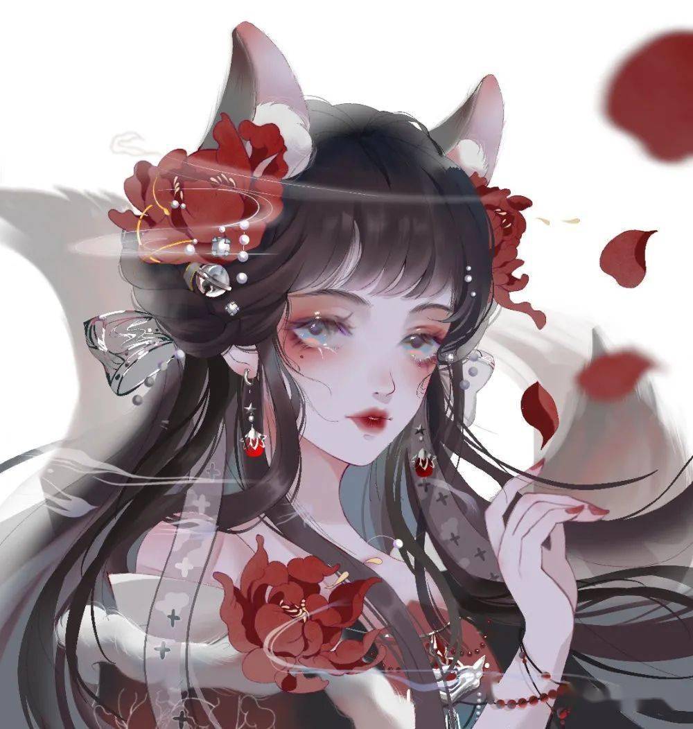 今日份古风插画壁纸来了～_头像