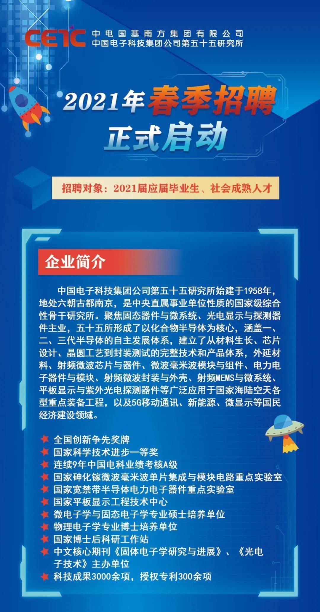 中国电科招聘_招聘 中国电科23所 2021校园招聘