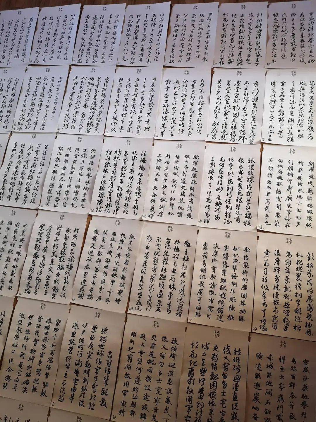 十二月心手双畅 卡4 智永草书千字文 临创展示 上 关中本