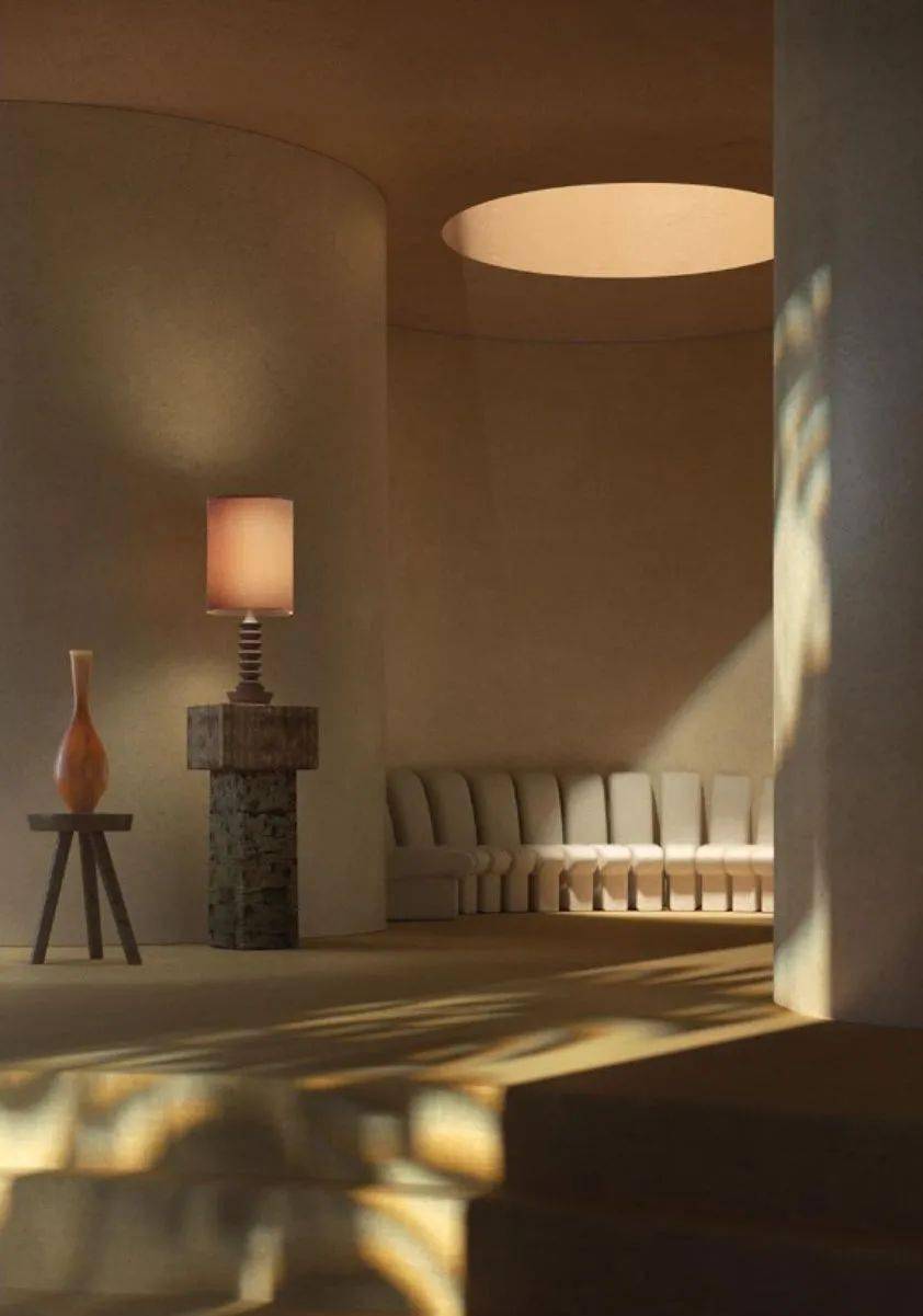 复古室内设计探索建筑中的未来主义愿景