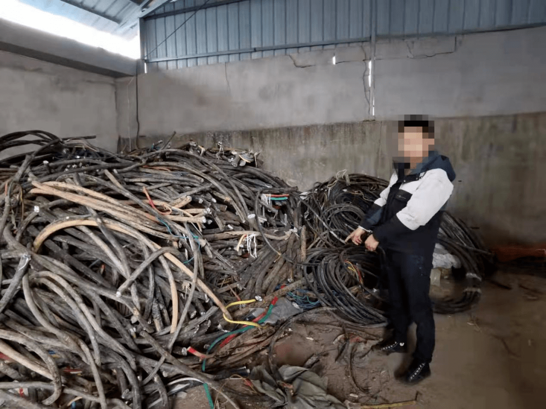 九华公安分局破获盗窃电缆案