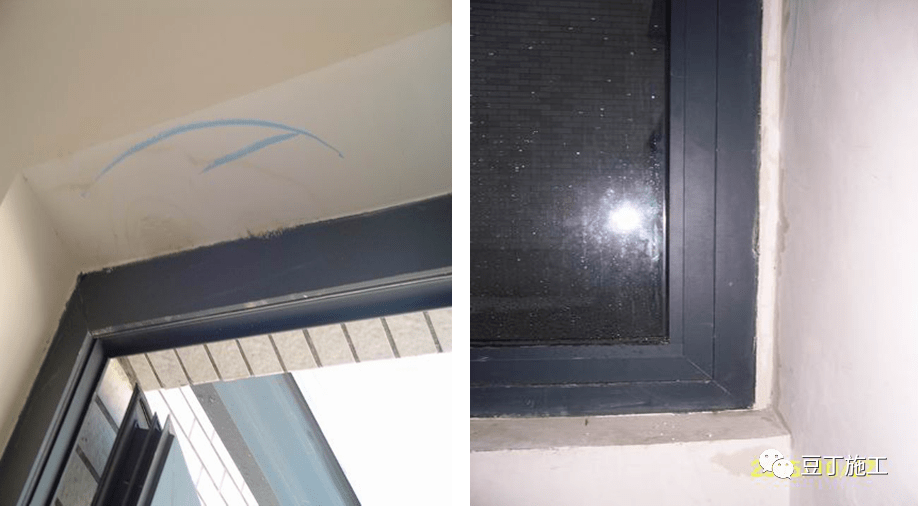 7,如为饰面块砖,窗台碰角应为正面盖立面:鹰嘴做法应为立面盖底面.