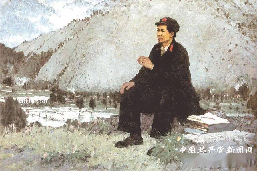 毛沢東肖像画入り　花瓶、ペン立て『井岡山の毛沢東主席』1968年製作 毛沢東肖像画入り 花瓶、ペン立て『井岡山の毛沢東主席』1968年