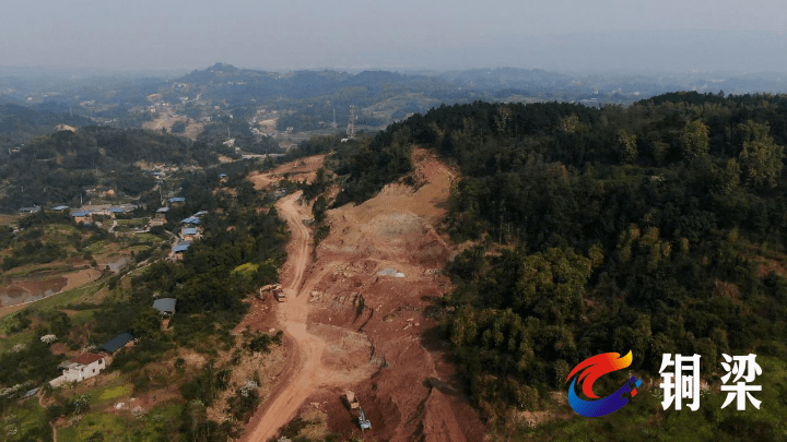 围观铜梁至四川安岳高速建设正在加速推进中