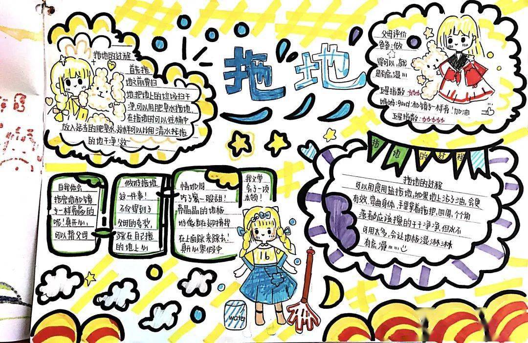 绘劳动迎新春寒假劳动手册篇