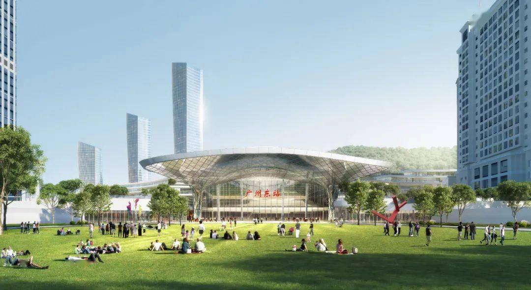 广州东站地区城市景观及环境设计国际竞赛中标方案