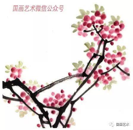 图文教程杏花的画法解析
