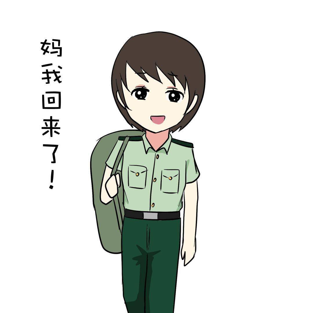 姑娘,你穿军装的模样真好看_女兵