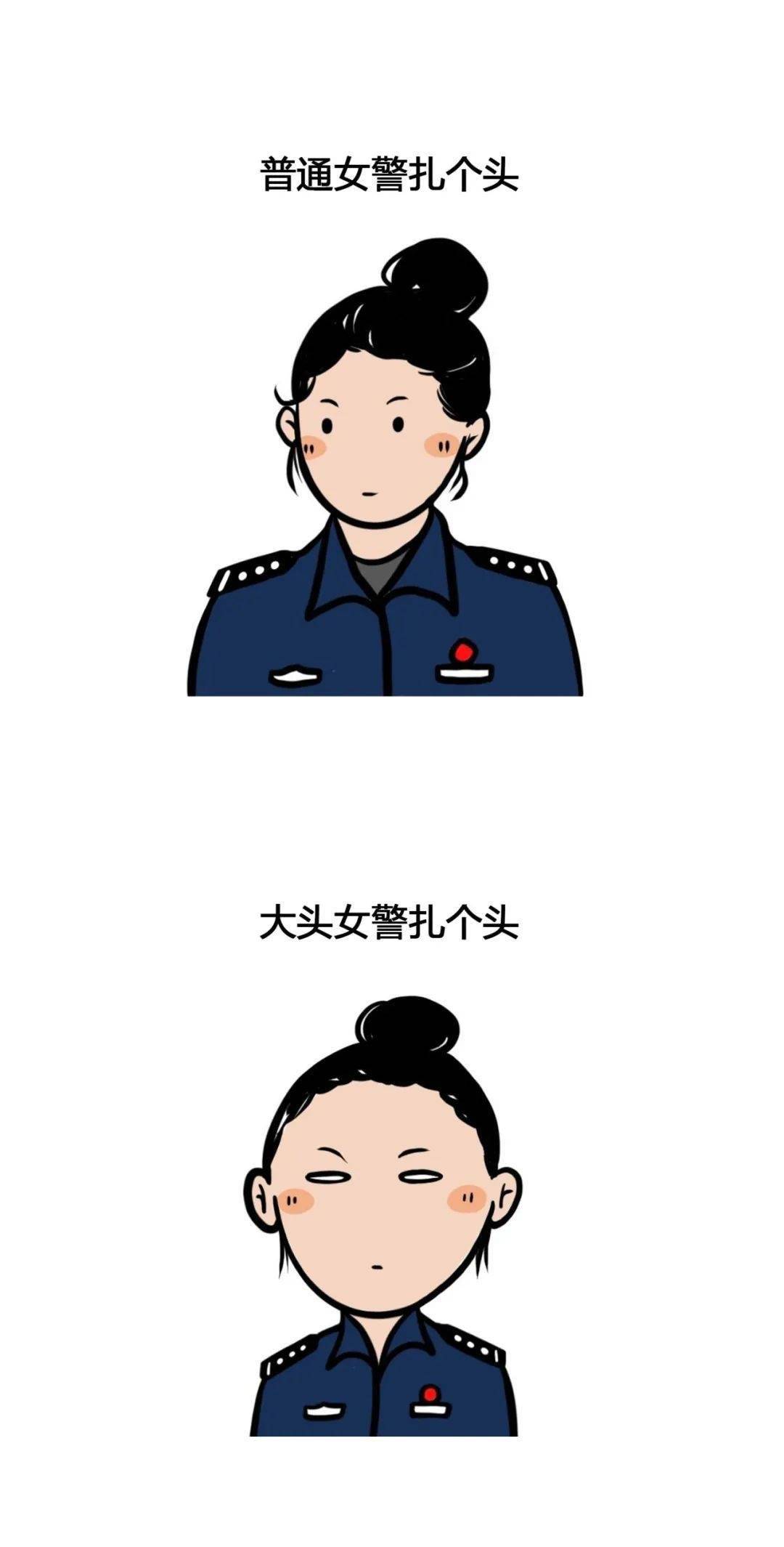 大头女警的真实写照_中国警察