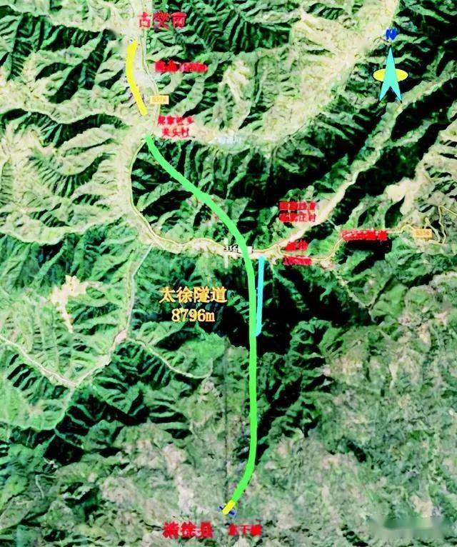 古交到方山高速规划图图片