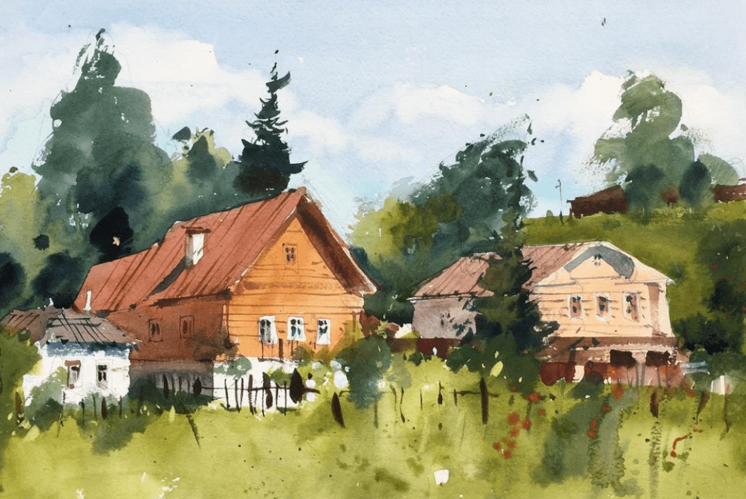 俄罗斯水彩画家——sergei kurbatov作品欣赏