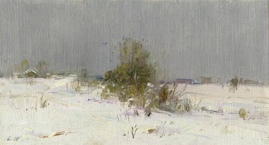 中国著名画家杨鸣山风景油画作品欣赏