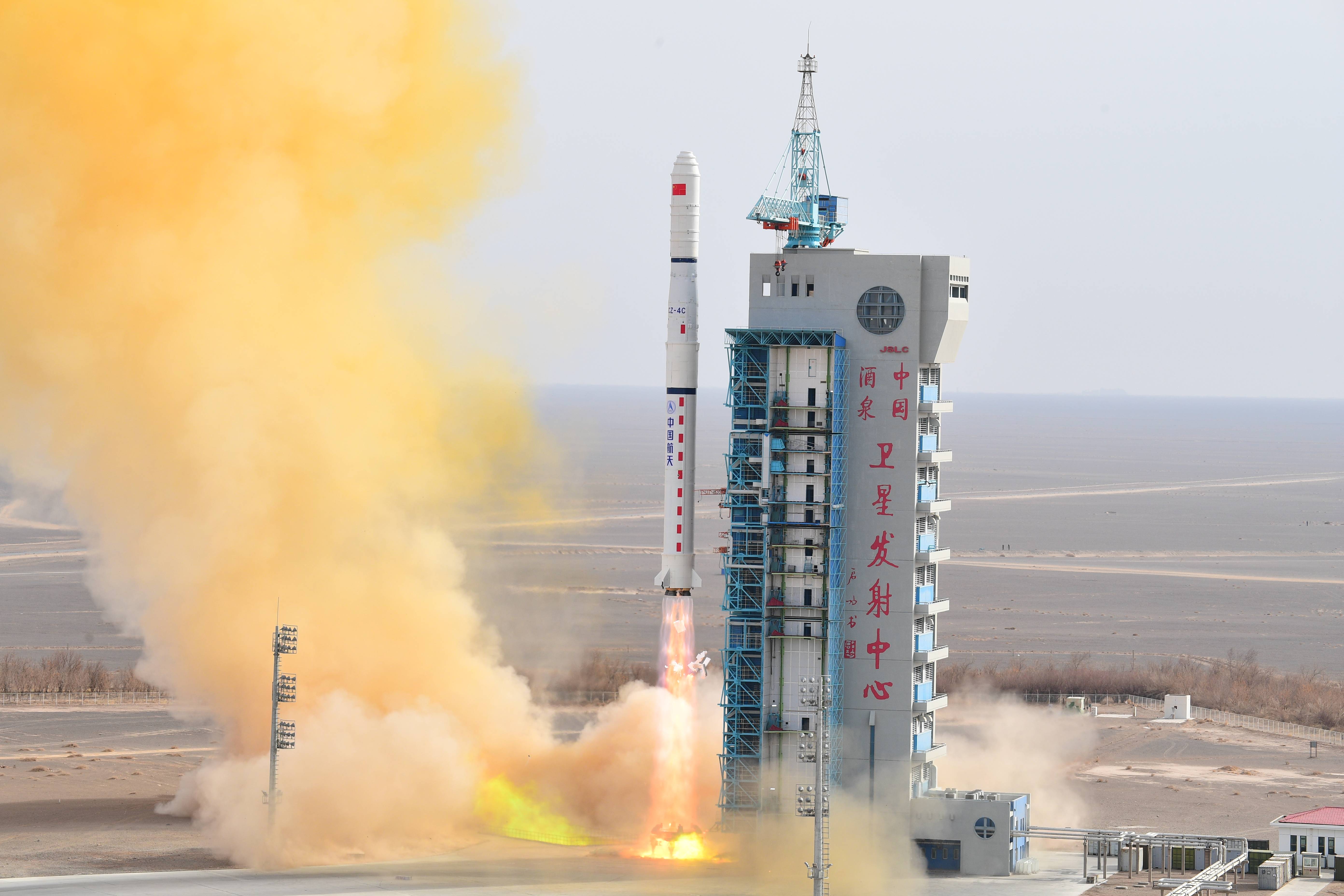 新华社照片,酒泉,2021年3月13日我国成功发射遥感三十一号04组卫星3月