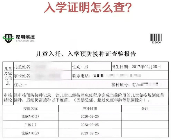 還是小學,初中這張證明入園入學預防接種查驗證明怎麼開最近,不少家長