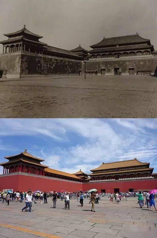 北京变化对比照片图片