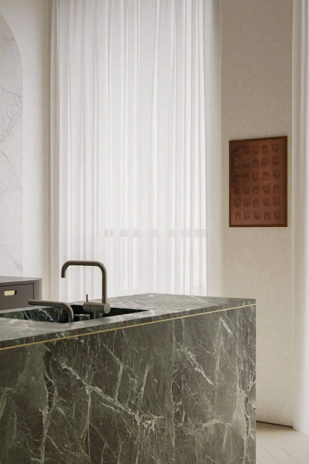 奢华又不失内敛大理石将品质生活体现得恰到好处