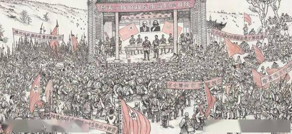 1934年11月7日,明媚的阳光给初冬的 陇东高原带来阵阵暖意,陕甘边