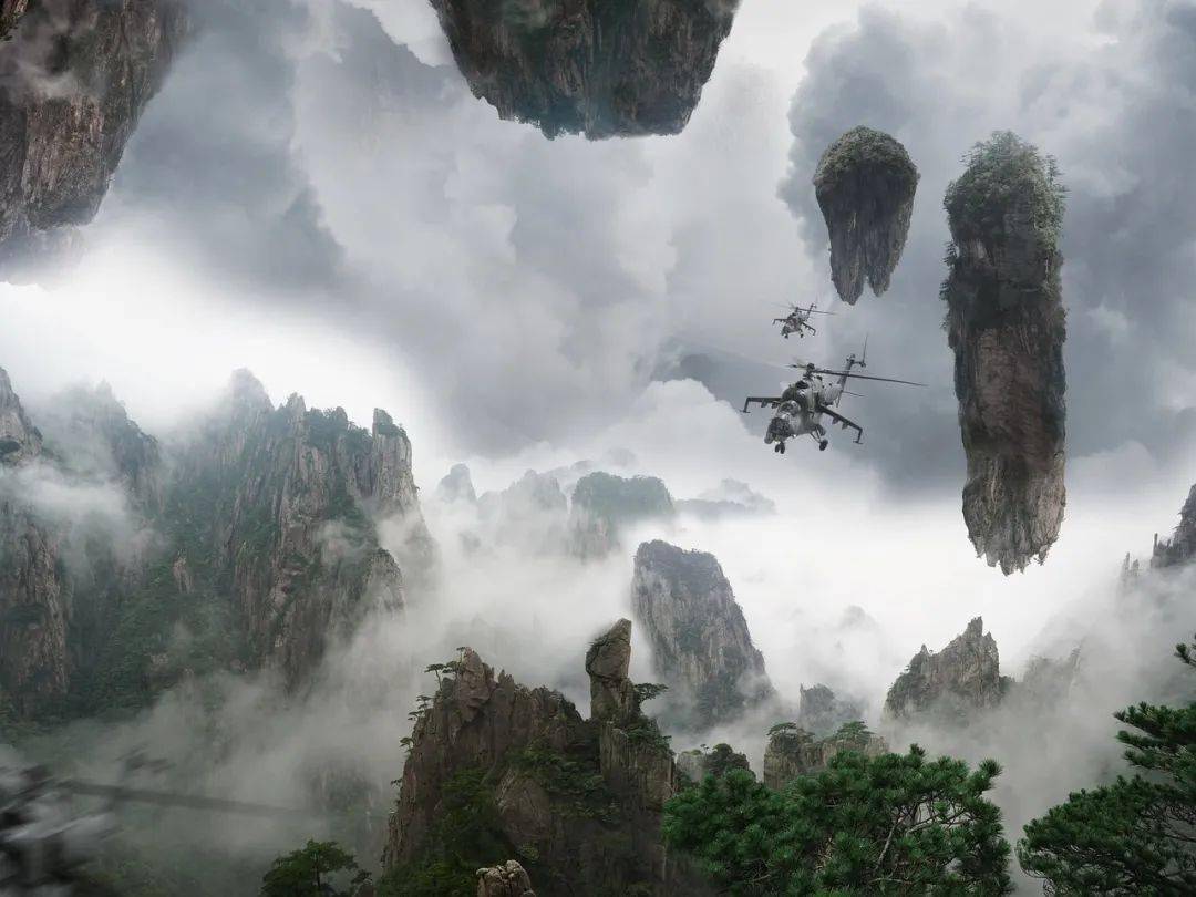 坊间传闻悬浮于潘多拉星球上的哈利路亚山,原型来自于张家界从数百米