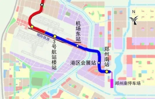 航空港地铁线规划图图片