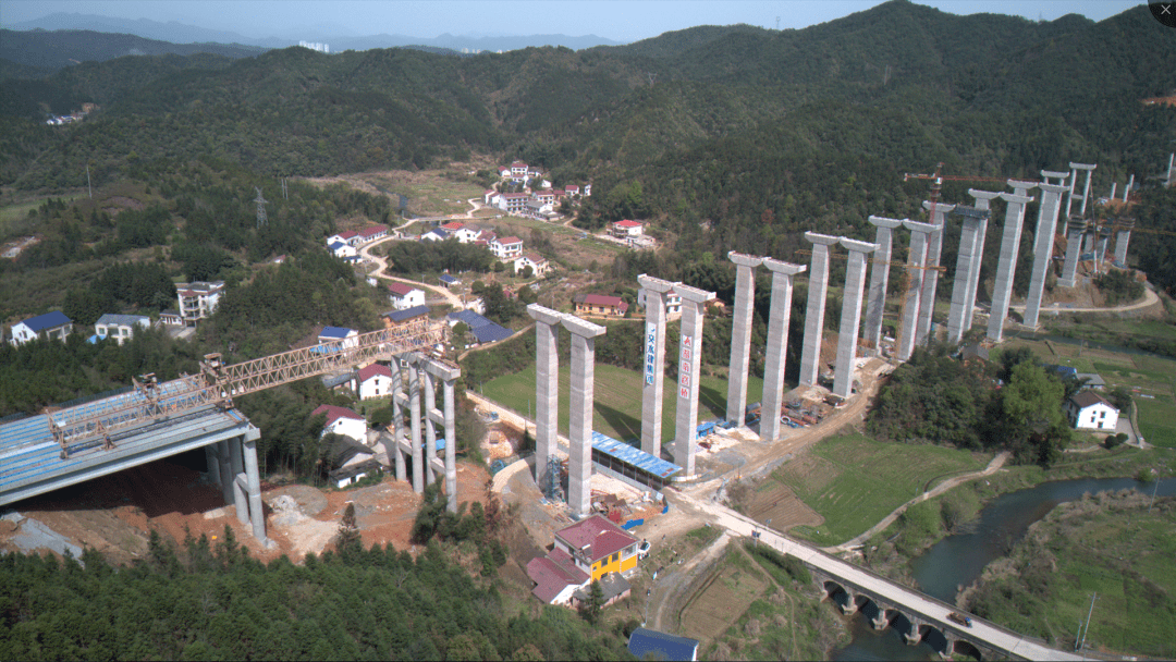 聚焦重点项目 ▏ 平益高速最高墩大桥古家洞大桥开始架设