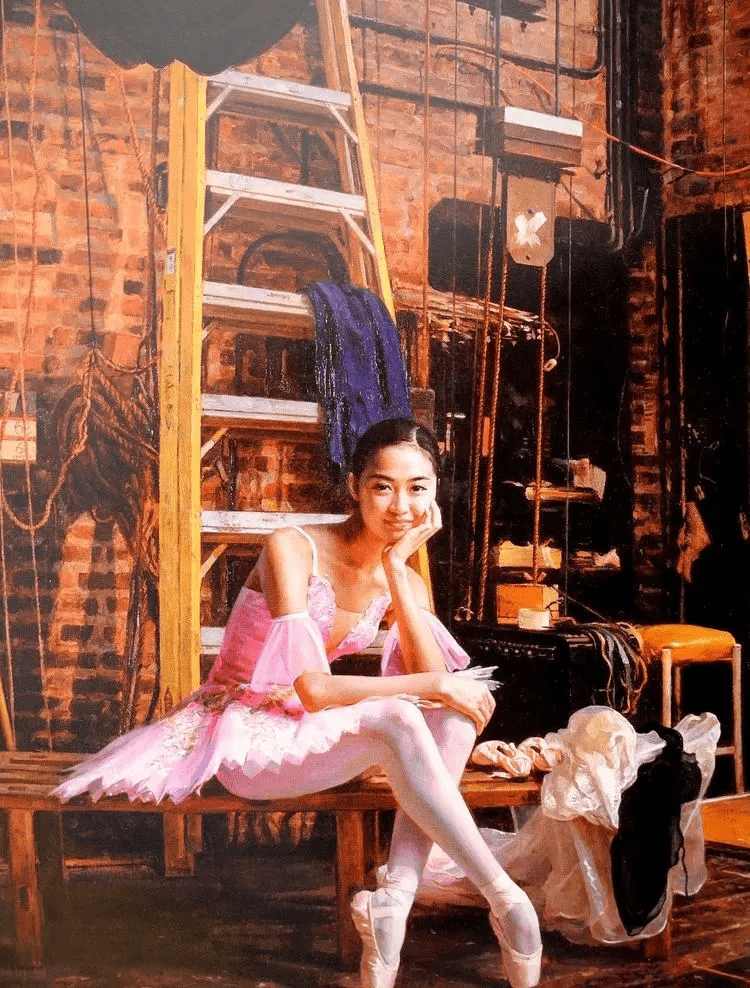 他偷窥老婆同事跳舞,画出一波撩人芭蕾少女,拍出1200万高价_关则驹