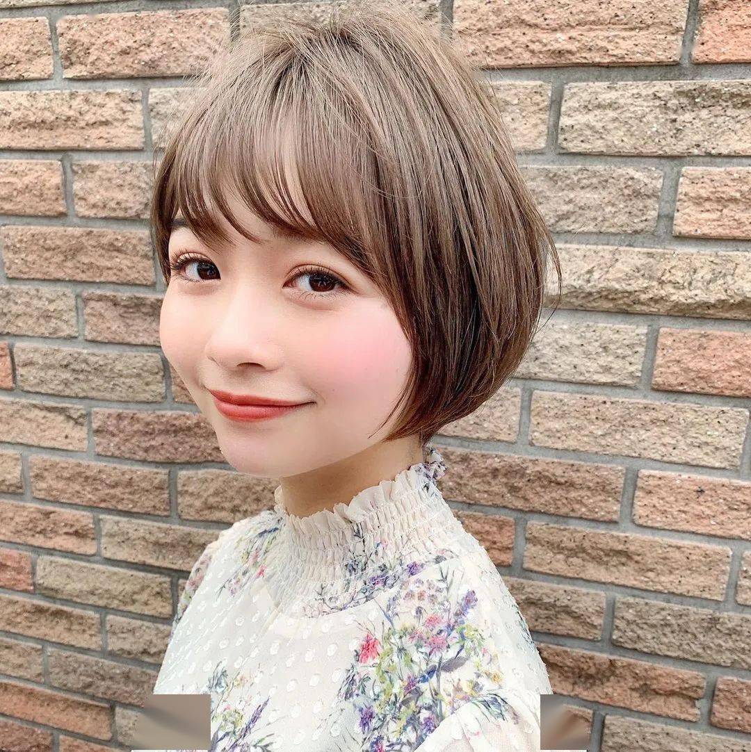 超人气日系空气短发