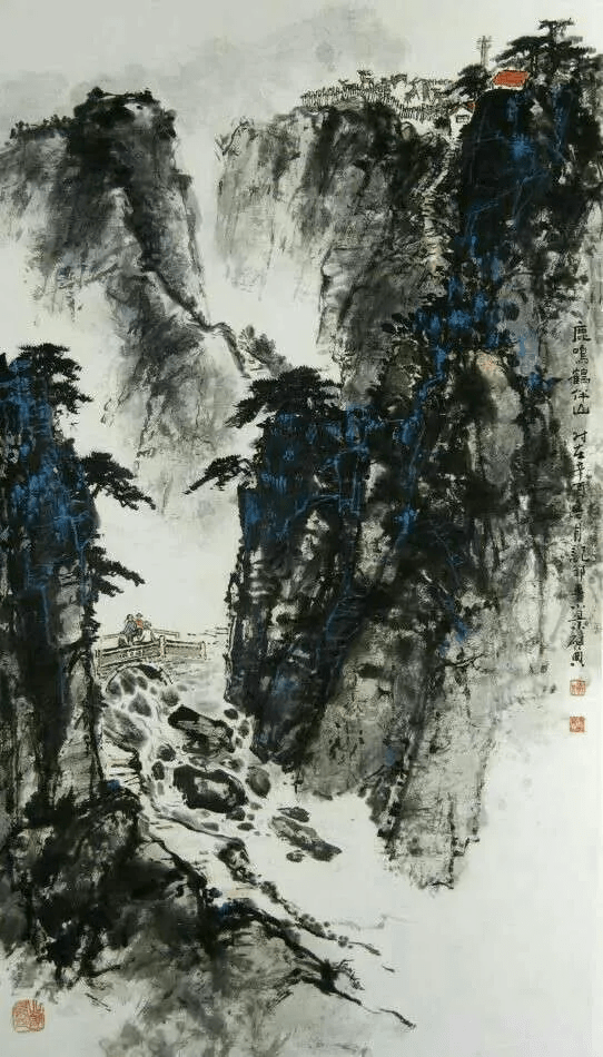 乍启典绘画作品欣赏