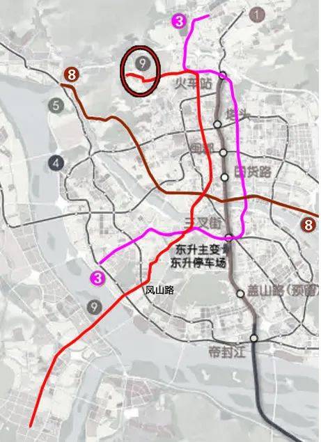 根據先前媒體報道,福州地鐵9號線規劃起於軟件園