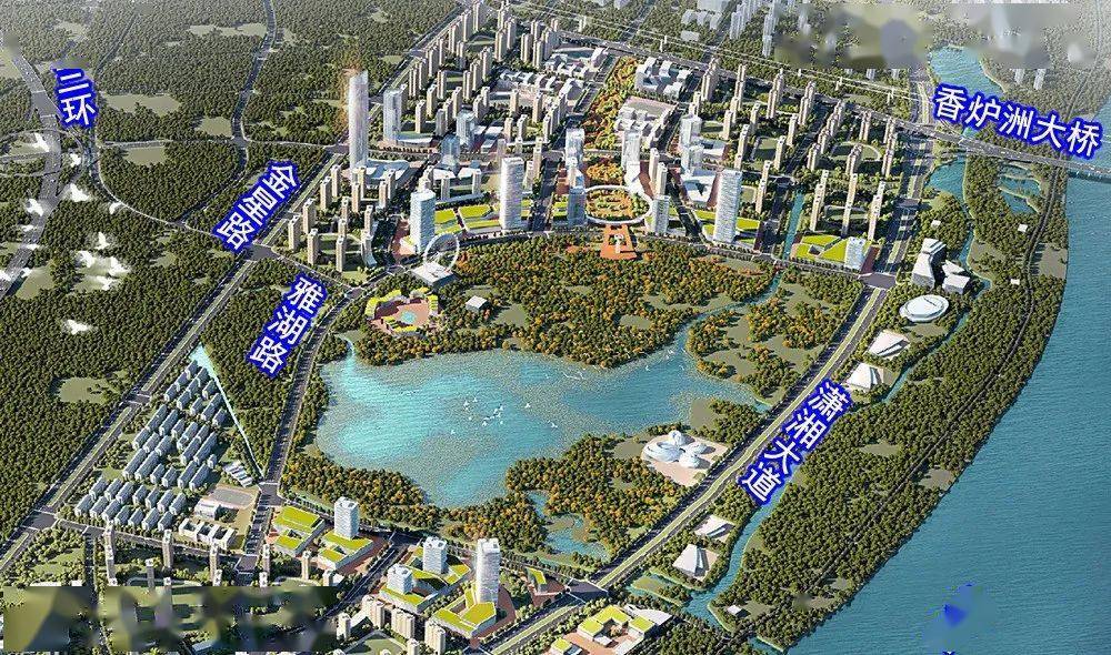 长沙基建 | 总投资约15亿,河西大泽湖湿地公园启动开发!_城市