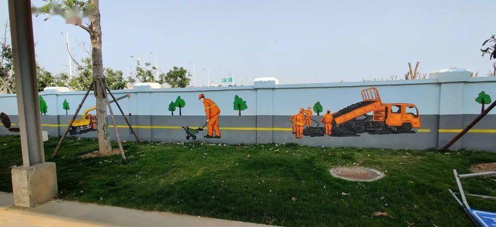 漳州公路主题文化墙来了