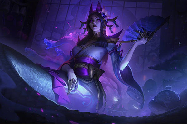 为后期做好准备,团战时蛇女做好她法师机关枪的本职工作就行,r闪这种