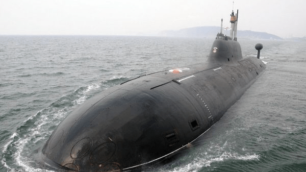 资料图片:印度海军租借的"查克拉"号核潜艇.(印度海军网站资料图片)