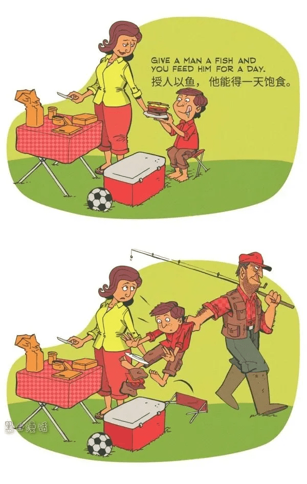 授人以鱼 漫画 举报