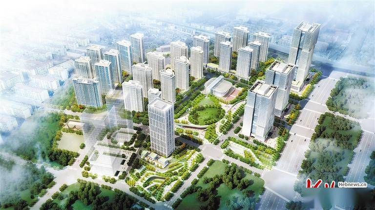 这里省城新地标正在崛起石家庄中央商务区建设现场见闻