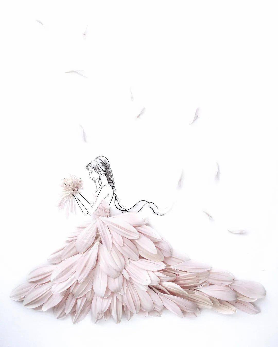 春天和花瓣裙有个约会