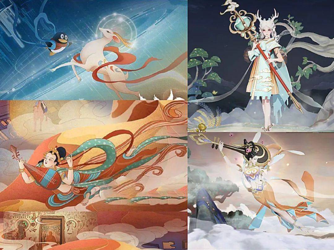 那么首先第一款很有可能孙悟空会迎来一款新的皮肤,这款皮肤是以敦煌