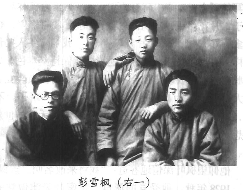 1907年9月9日,彭雪枫出生后,因为他是彭家的长子,祖父彭汝澜和父亲彭
