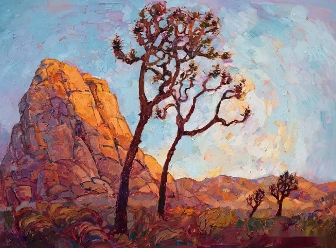 美国印象派画家erinhanson油画作品欣赏