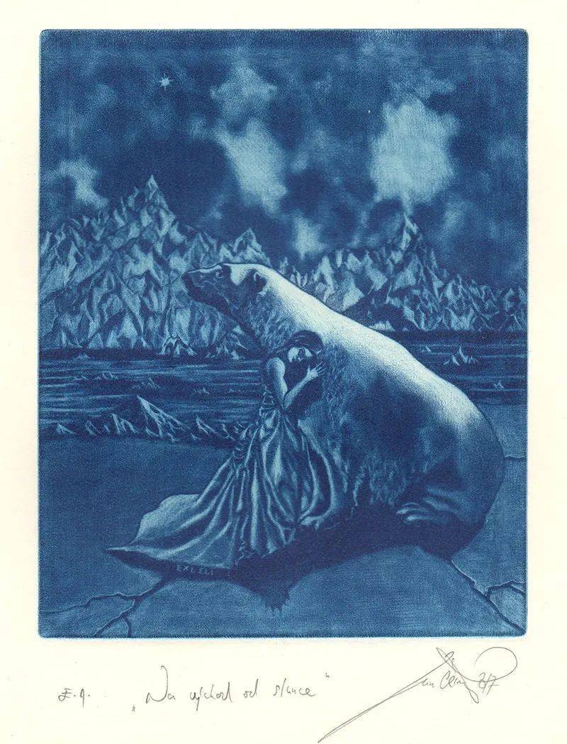 扬赛尔诺斯美柔汀版画线上作品展第一期