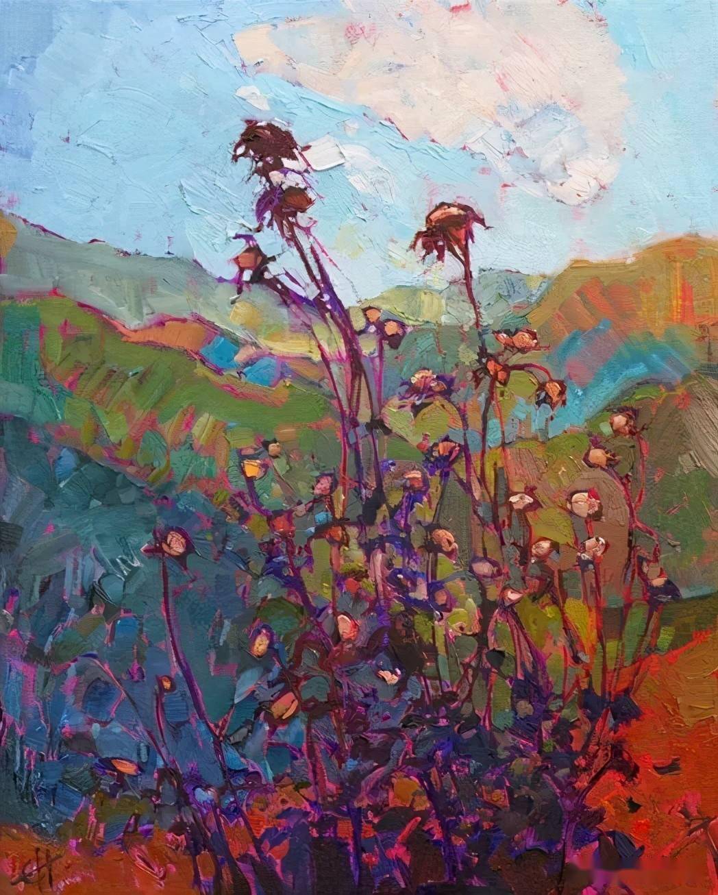 美国印象派画家erinhanson油画作品欣赏