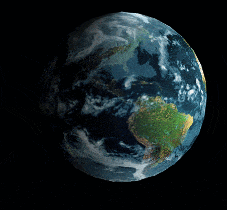 地球公转 gif图片