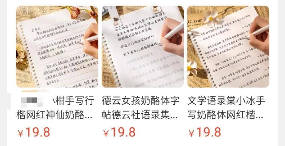 她为此颇为沮丧,据说她的前桌已经练上了"白昼记忆手写体",前前桌练上