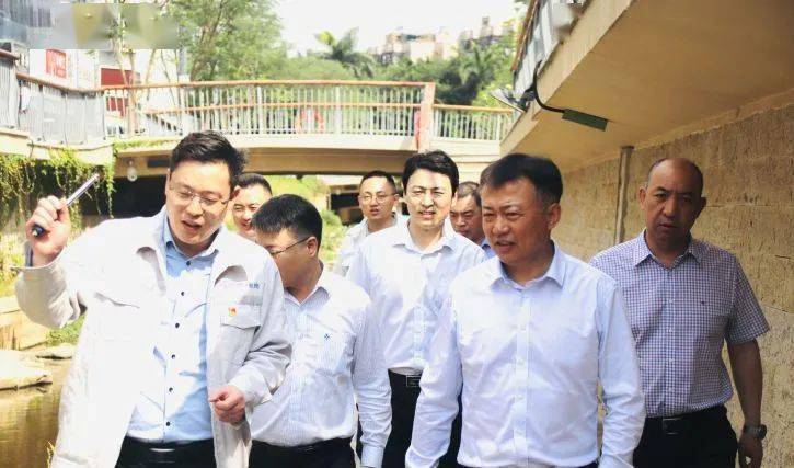 一航局党委书记,董事长王洪涛到深圳水环境治理工程项目部调研指导