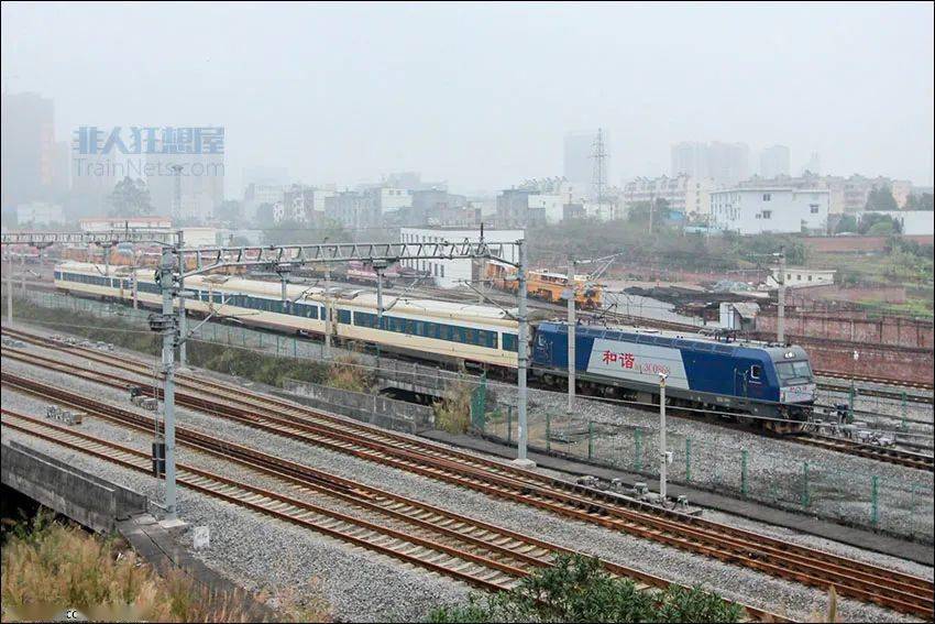 (图/羊局驼段)随着刷绿大潮的到来,沿海特快的白皮车陆续更换为绿色