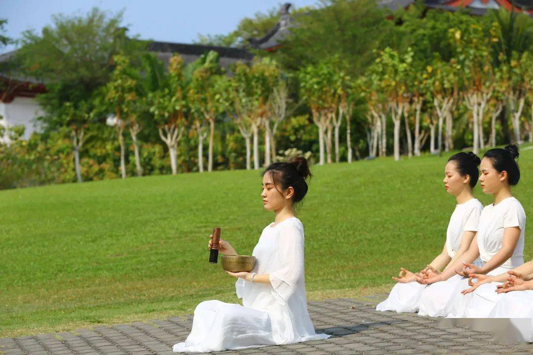 南山瑜伽禅修之旅潮音花雨净化心灵